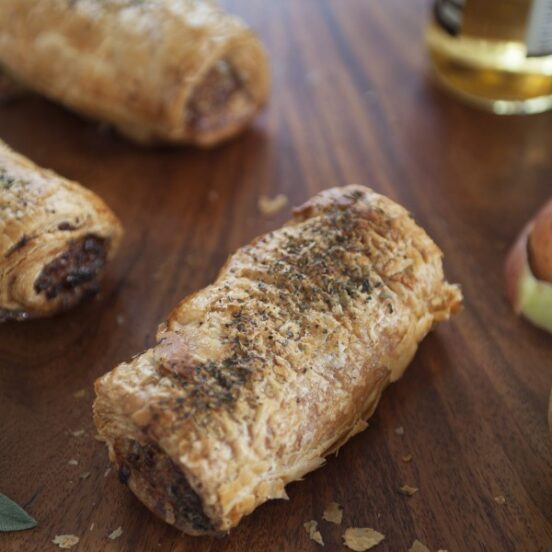 Chunk Pork & Apple Sausage Roll