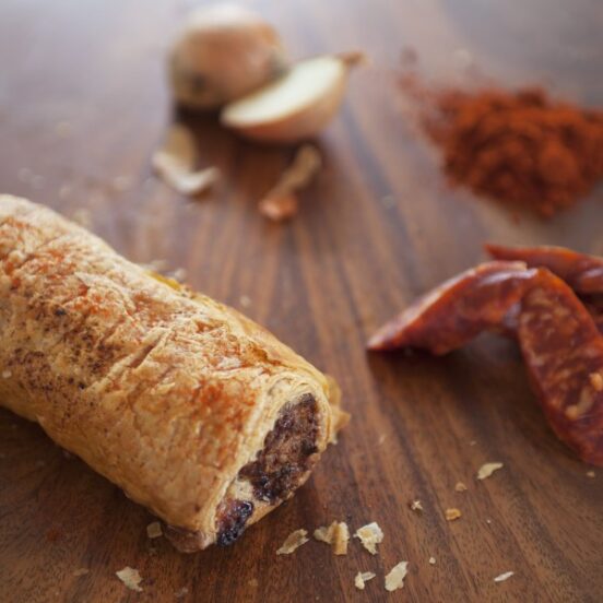 Chunk Pork & Chorizo Sausage Roll