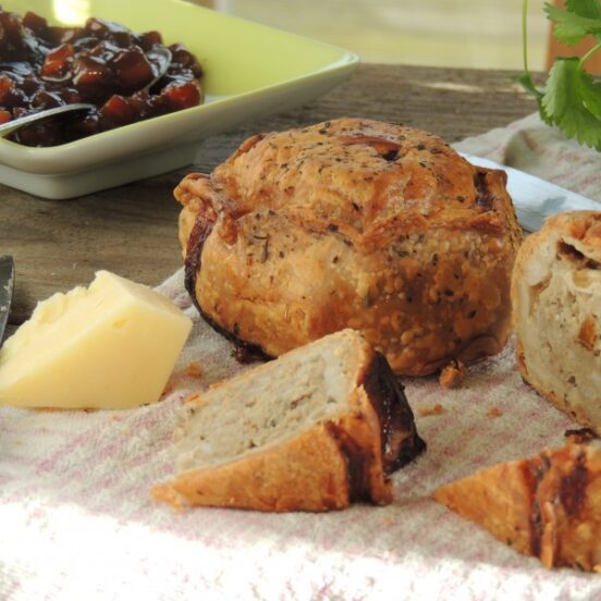 Chunk Squealer Cheese & Pickle (Ploughmans) Pork Pie