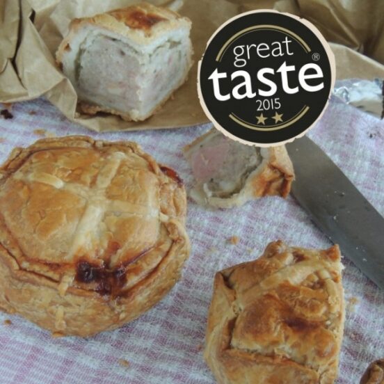 Chunk Squealer Chicken & Ham Pork Pie