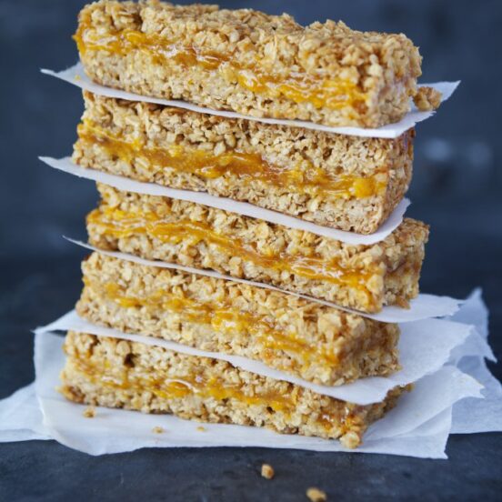 Peck & Strong Apricot Filled Flapjack