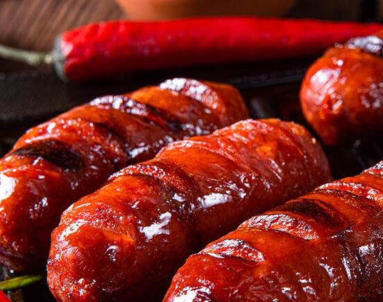 Fresh Chorizo Sausages Uncooked