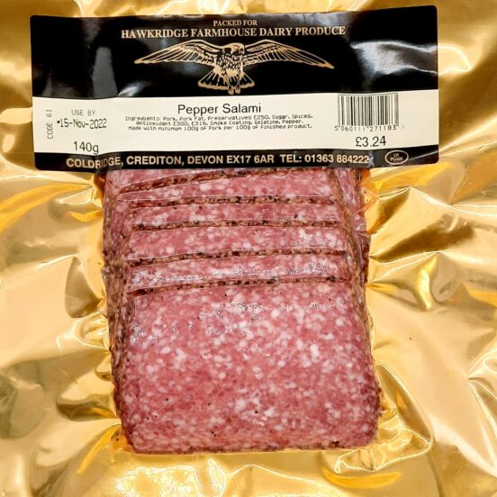 Pepper Coated Salami Pre Packed