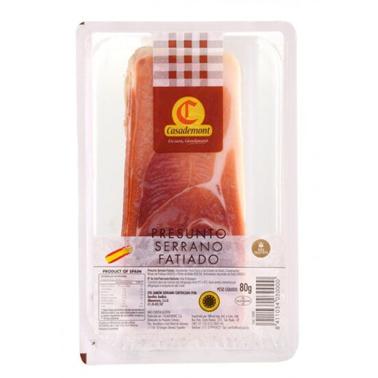 Serrano Ham sliced