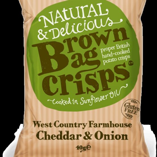 Brown Bag Cheddar & Onion Crisp's