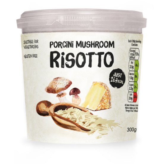 Porcini Mushroom Risotto Grab & Go Pot