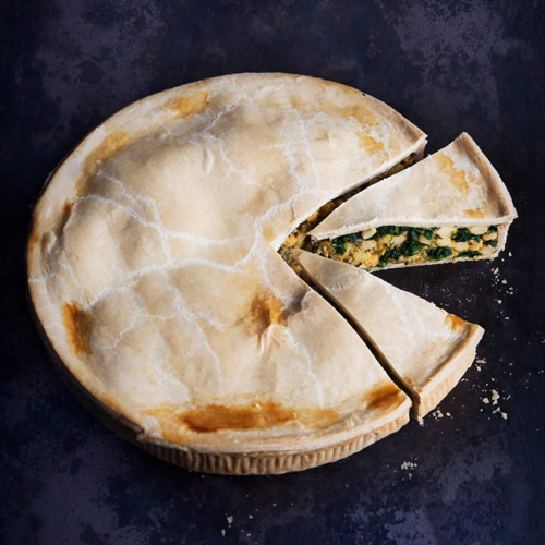 Peck & Strong Spiced Chick Pea & Spinach Pie