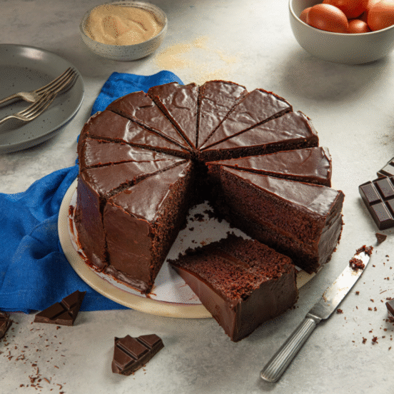 Peck & Strong Chocolate Fudge Cake (Fully Coated)