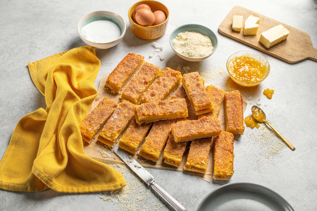 Peck and Strong Passionfruit and Coconut Frangipane