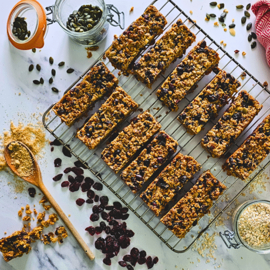 Peck & Strong Cranberry and Pumpkin Seed Flapjack